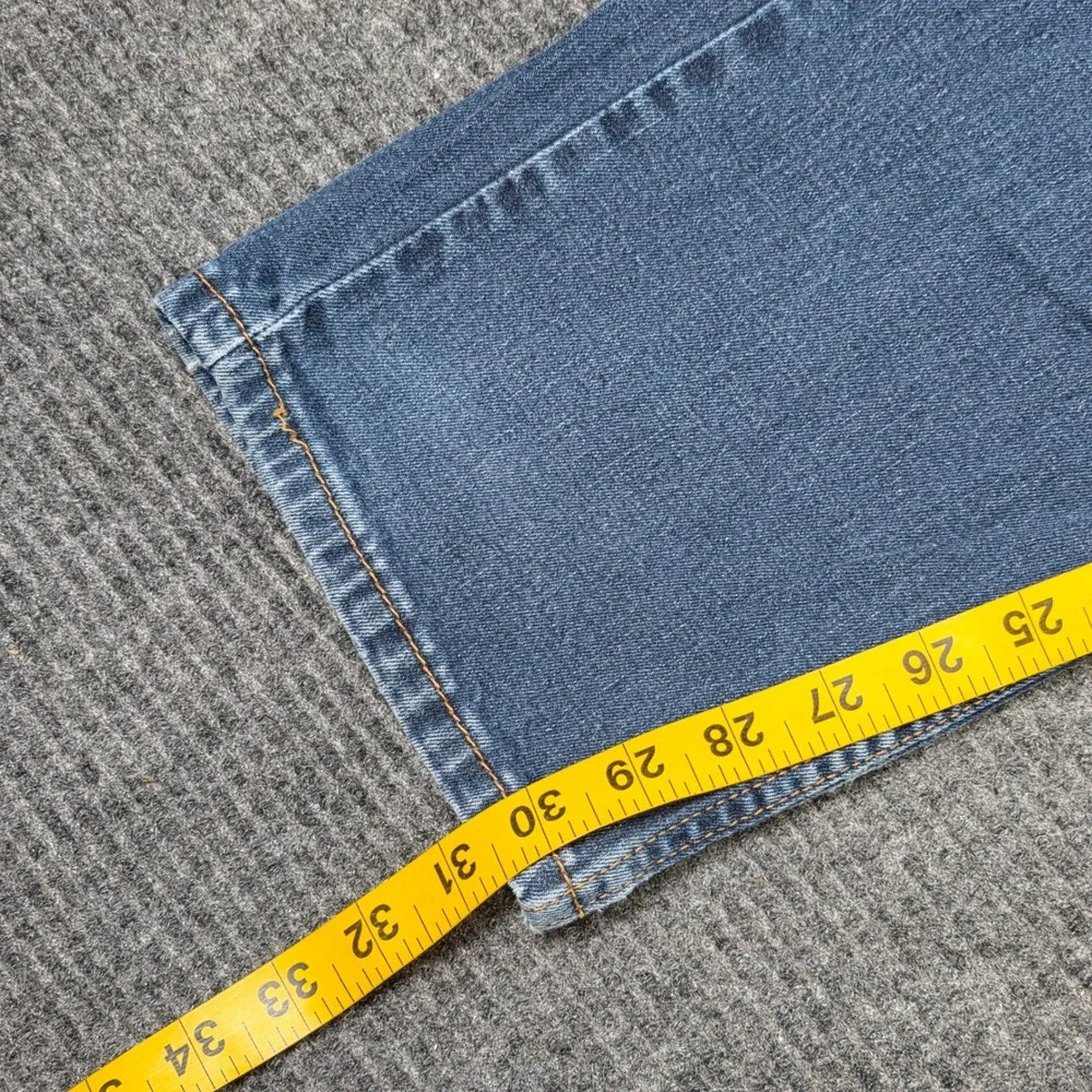 Levis 505 Regular Fit Jeans Men's Size 36x32 Blue Medium Wash Straight Leg Denim